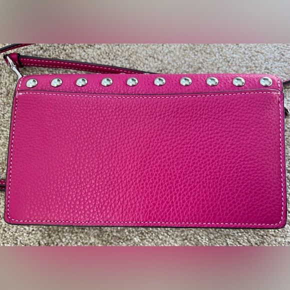 Coach Crossbody Style #CM851 Pink with rivets RVTS FOVER CLT XBDY New - Picture 12 of 12